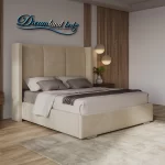 2025 Columbia Wingback Bed Frame Assambled In Room