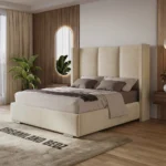 2025 Columbia Wingback Bed Frame Side View