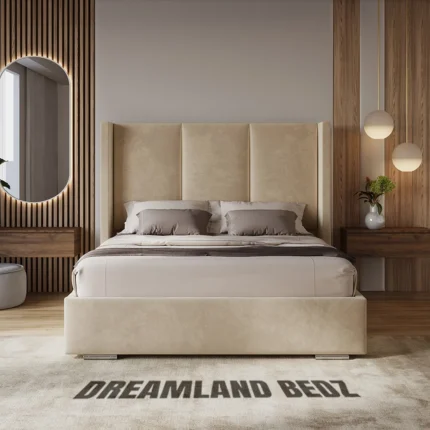2025 Columbia Wingback Bed Frame