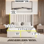 2025 Madison Ottoman Storage Bed Dimension Sizes