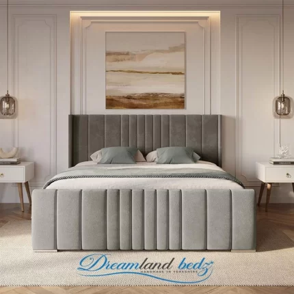 2025 New York Bed Frame Optional Ottoman Storage Front View