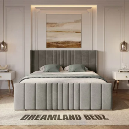 2025 New York Bed Frame Optional Ottoman Storage Front View