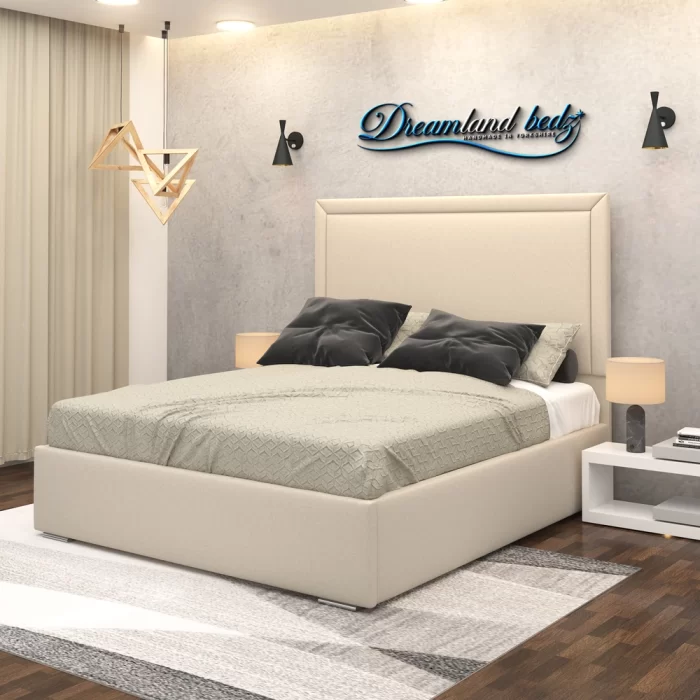 Alexis Luxuries Upholstered Bed Frame With Optional Ottoman Storage