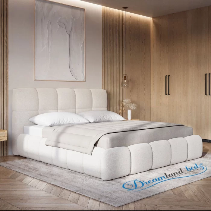 Cloudluxe Upholstered Bed Left Side View