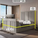 Dreamland Premium Tv Bed In Uk Bed Standered Size