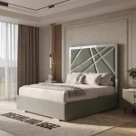 Dreamland The Aurora Silver Strip Bed View