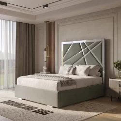 Dreamland The Aurora Silver Strip Bed View