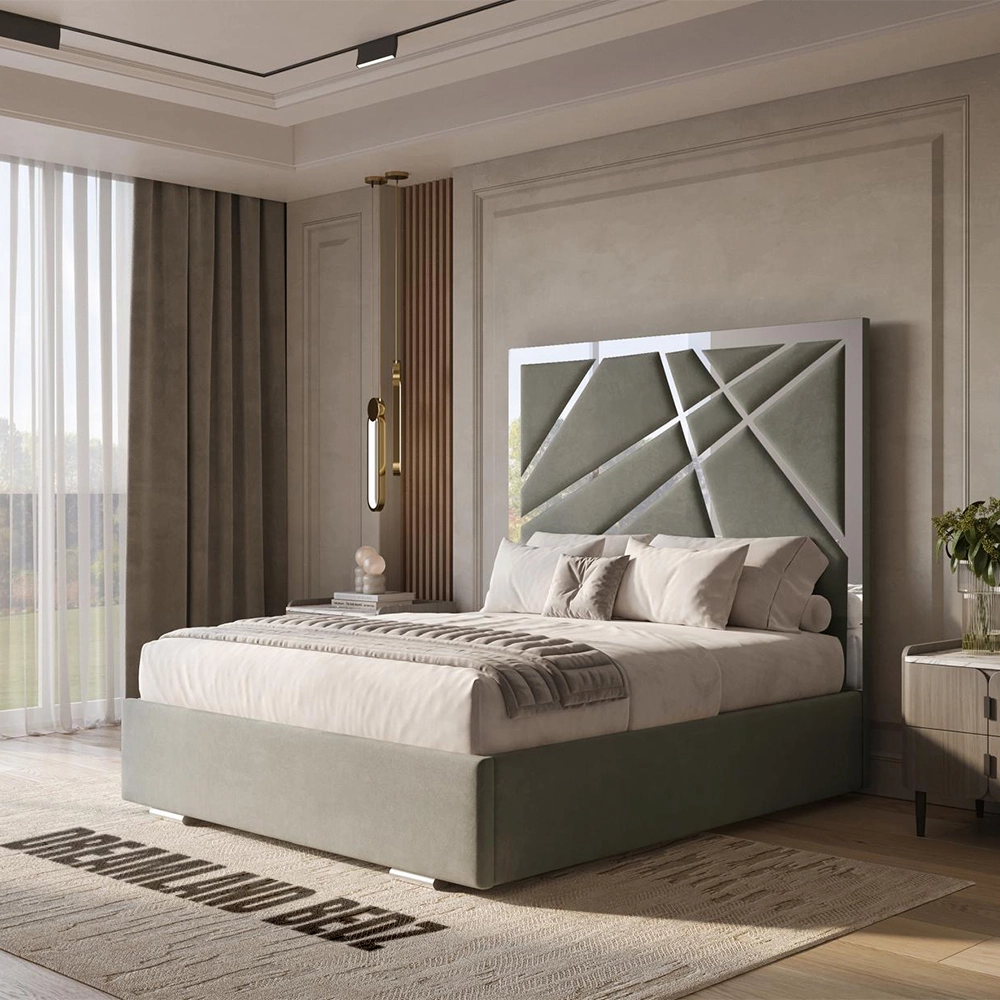 Dreamland The Aurora Silver Strip Bed View