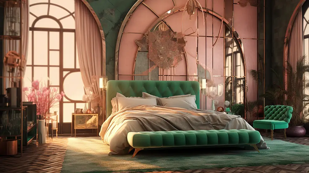 Flanders Art Deco Beds Modern Elegance