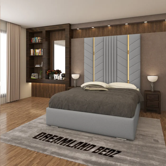 Luxurious Golden Pyramid Bed With Optional Ottoman Quality Wise In Uk