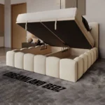 Nova Upholstered Bed Storage Lifted Frame