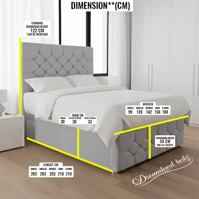 Prestige Drawer Divan Bed Dimension