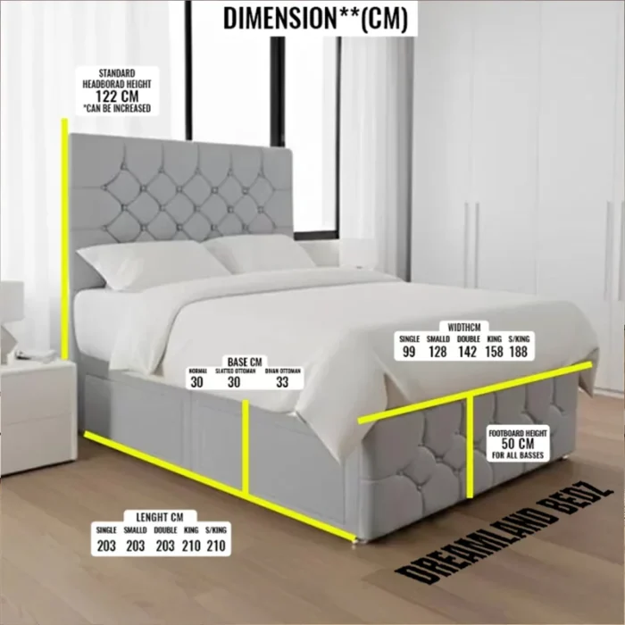 Prestige Drawer Divan Bed Dimension