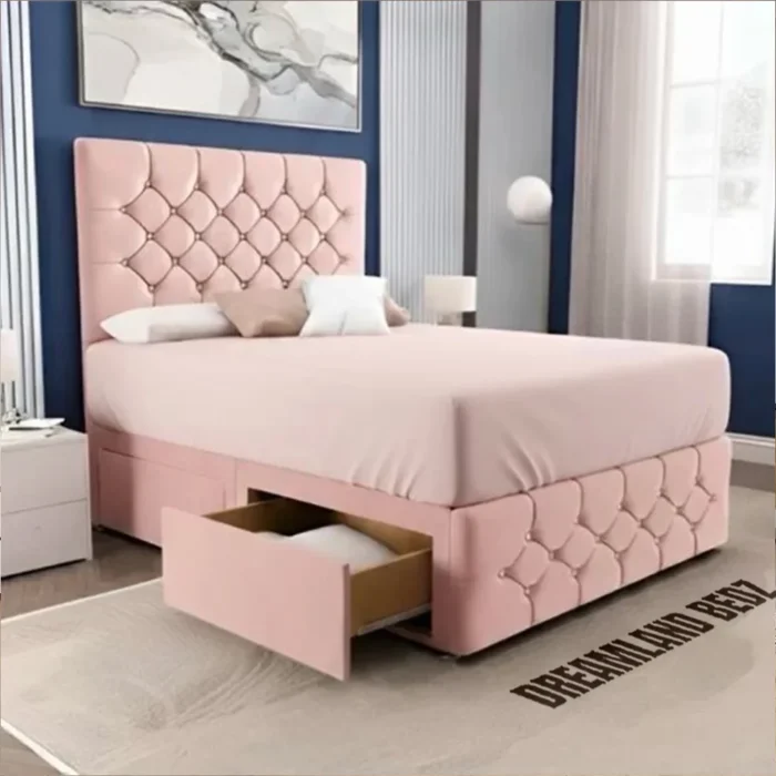 Prestige Drawer Divan Bed Pink