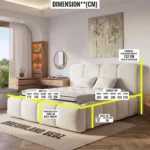 Zencloud Modern Bed Dimension