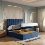 Barcelona Ottoman Divan Bed Logo Place Left View