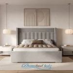 Brooklyn Wingback Bed Frame Assemble In Room