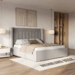 Brooklyn Wingback Bed Frame Side View