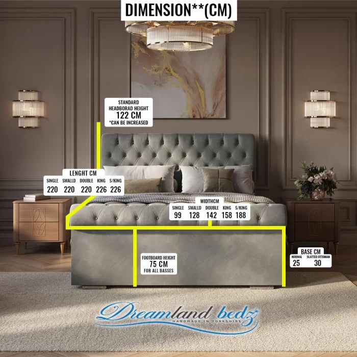 cairo-chesterfield-ottoman-bed-frame-dimension-sizes