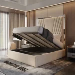 Cannes Mirror Bed Frame Storage Option