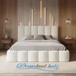 Cheshir Teddy Boucle Cream Bed