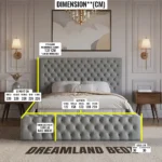 Chesterfield Park Lane Ambassador Bed Dimesnion