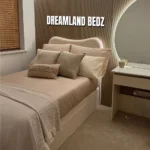 Dream Ascot Boucle Ottoman Storage Bed Yorkshire Side View