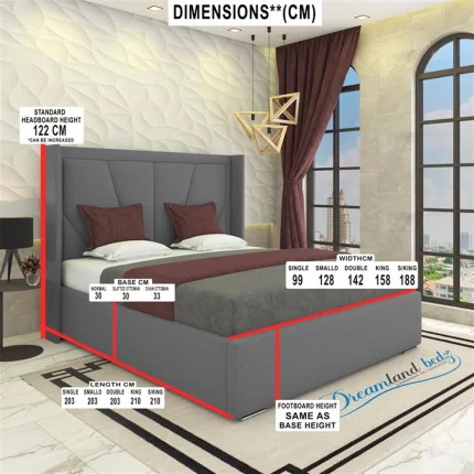 dreamland-oxford-sunrise-bed-2025-dimensions