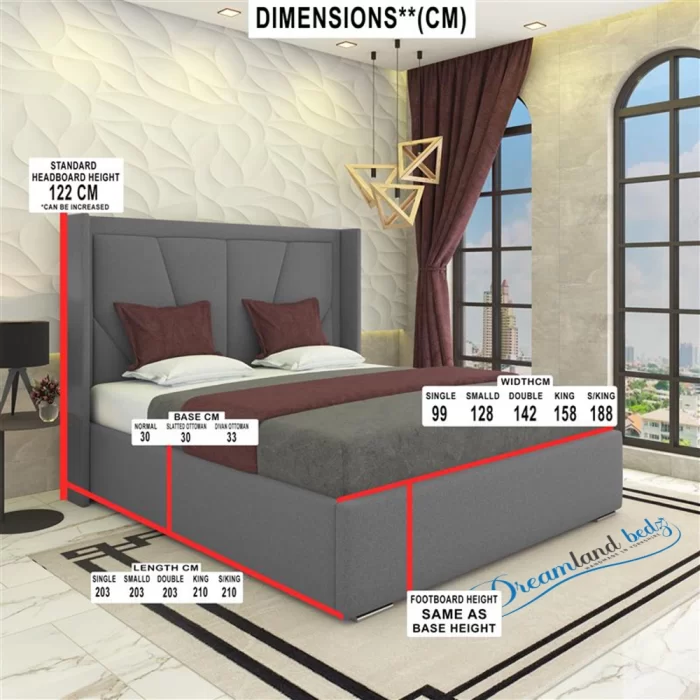 dreamland-oxford-sunrise-bed-2025-dimensions