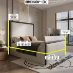 Dreamland Sleeptech Tv Bed Uk Standered Bed Sizes
