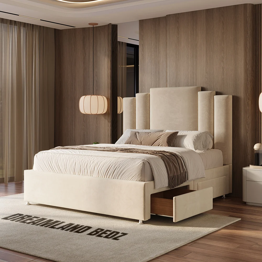 Florence Art Deco Divan Bed With Drawers Florence Art Deco Divan Bed With Drawers