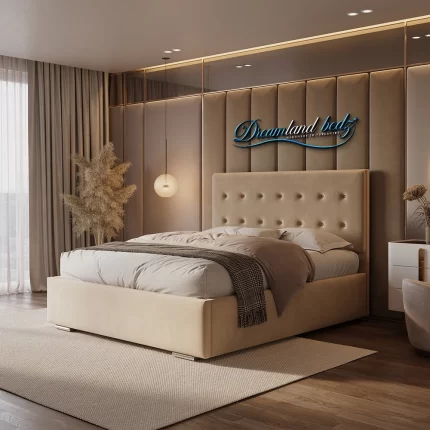 Regal Bed Frame With Optional Ottoman Storage Right View