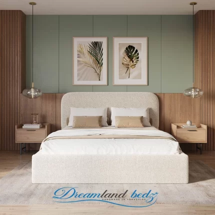 Georgia Teddy Boucle King Bedframe