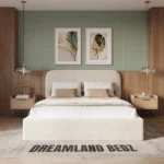 Georgia Teddy Boucle King Bedframe