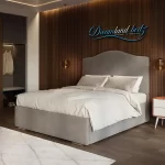 Hampshire Bed Frame With Optional Ottoman Storage Side View