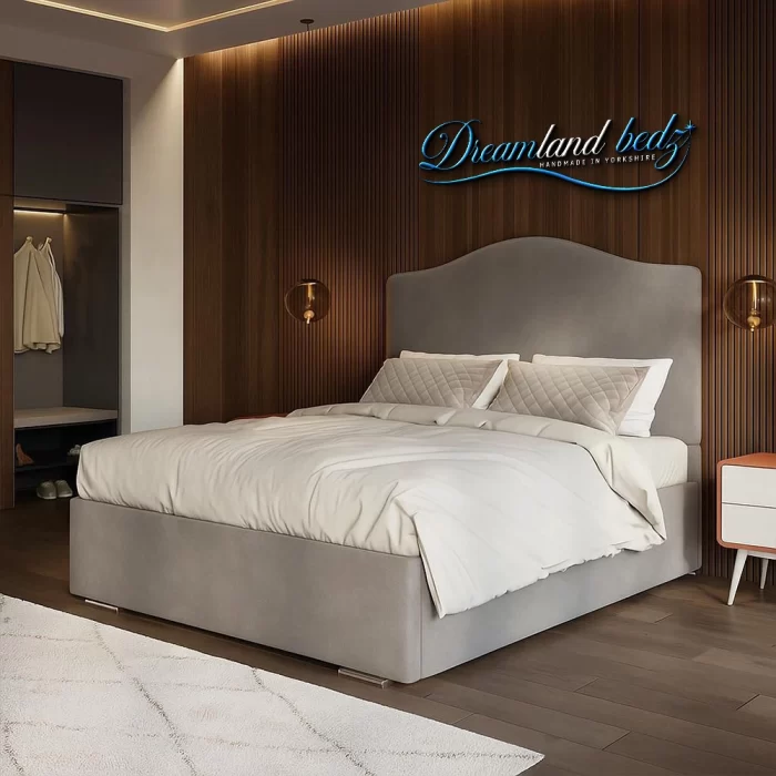 Hampshire Bed Frame With Optional Ottoman Storage Side View