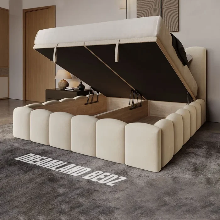Luxirious Nova Upholstered Bed Frame Bas Type Options