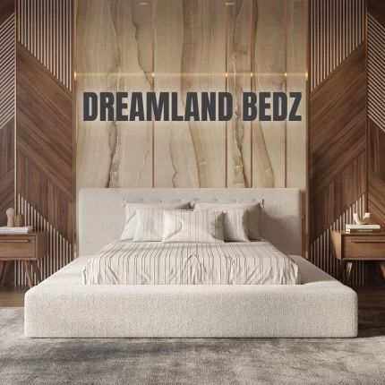 Marshmallow Cloud Teddy Cream Boucle Bed Bt Dreamland