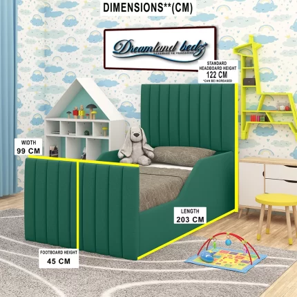 osaka-linear-upholstered-single-bed-with-safety-side-panels-dimensions