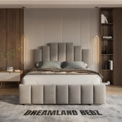 Phoenix Art Deco Bed { Optional ottoman storage }