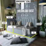 Santorini Toddler Bed Dimension Size
