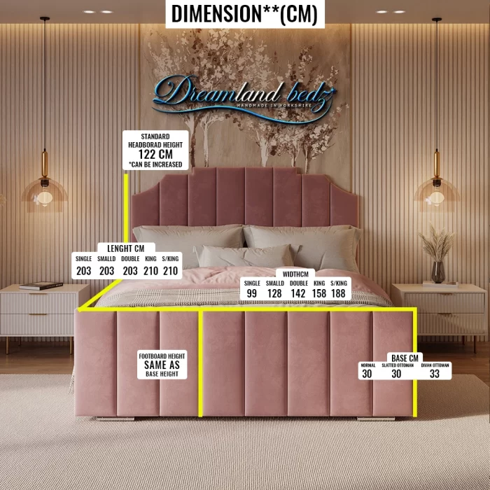 The 2025 Valencia Art Deco Bed Dimension Sizes