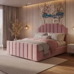 The 2025 Valencia Art Deco Bed Right Side View