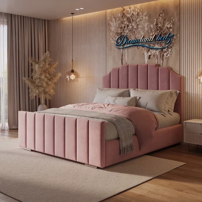 The 2025 Valencia Art Deco Bed Right Side View