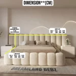 The Cloud Bump Bed Standered Dimension Sizes