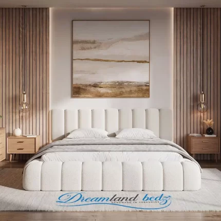 The Cloud Haven Bed Teddy Boucle Cream