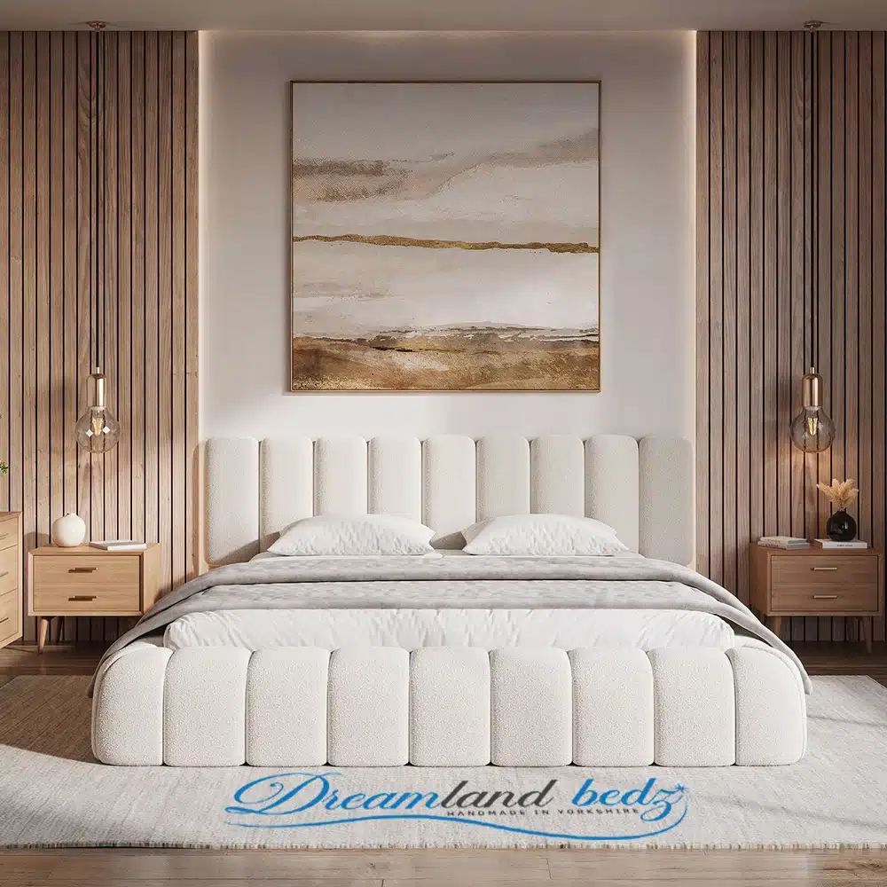 The Cloud Haven Bed Teddy Boucle Cream