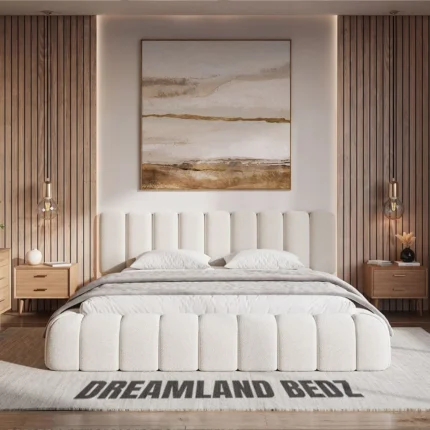 The Cloud Haven Bed Teddy Boucle Cream