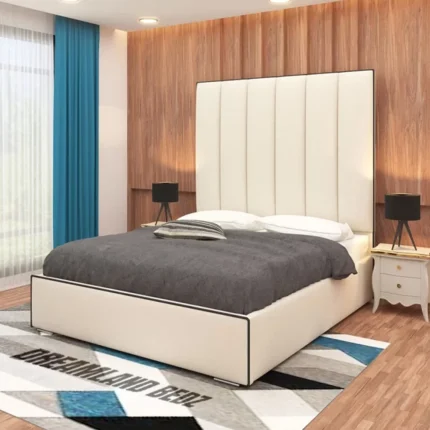 The Paris Liner Bed Frame With Black Piping