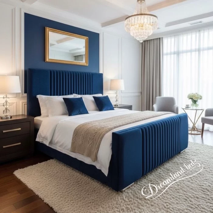 The Royale Signature Bed With Optional Ottoman Storage Place In Room